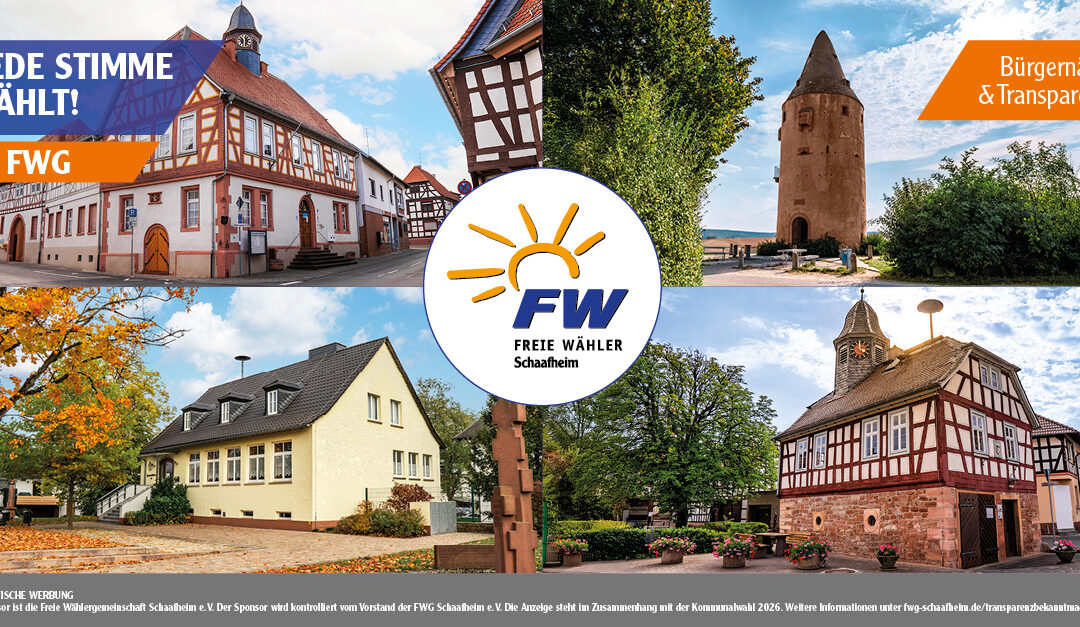 FWG Schaafheim – transparent, engagiert und gemeinsam unterwegs