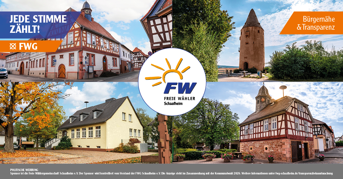 FWG Schaafheim - Kommunalwahl 2026